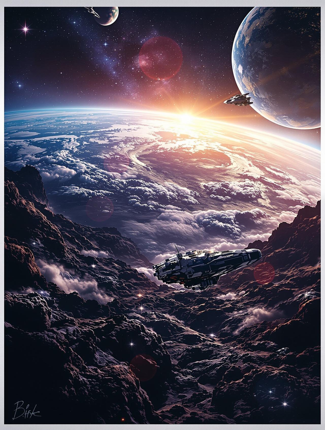 快影视频独家出品《星际归途》高清海报